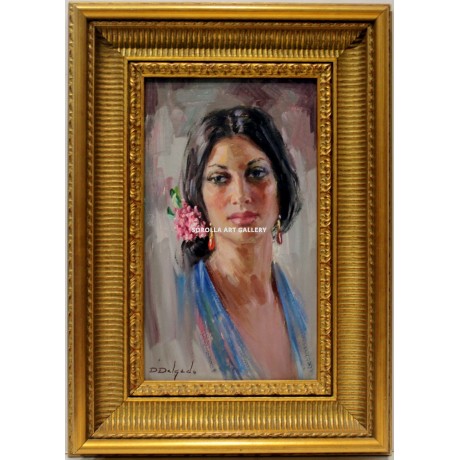 Domingo Delgado: Gypsy. Original oil paintings for sale at Sorolla Art ...