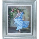 Mario Díaz: Ballerina in blue